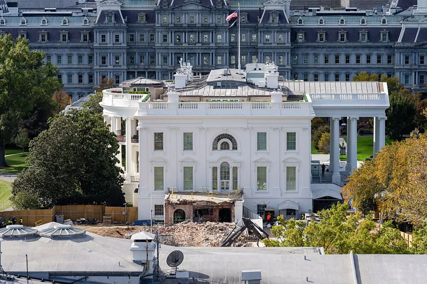 There has been vocal opposition to Trump's ballroom (Eric Lee / Stringer / Getty)
