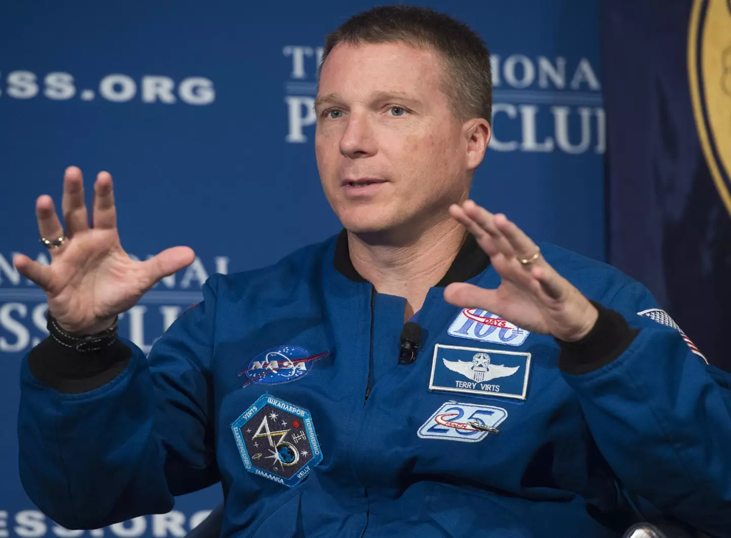Terry Virts has spoken about seeing a solar eclipse from space.