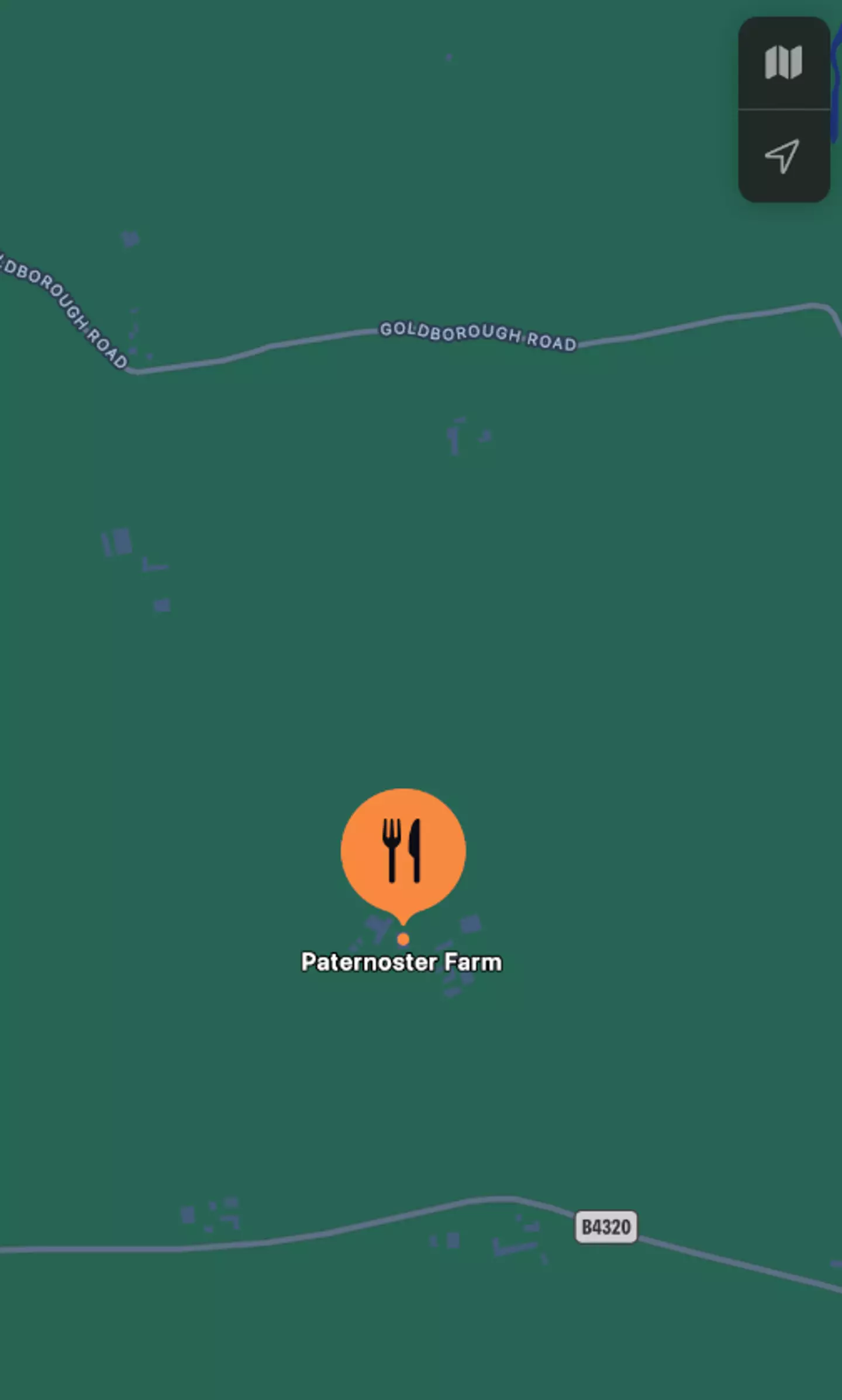 The tiny restaurant is so remote, Google Maps can't get you there (Google Maps)