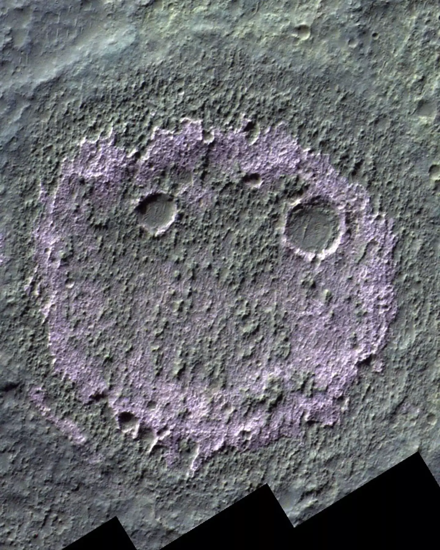 A large 'smiley face' has been found on the surface of Mars (Instagram/@europeanspaceagency)