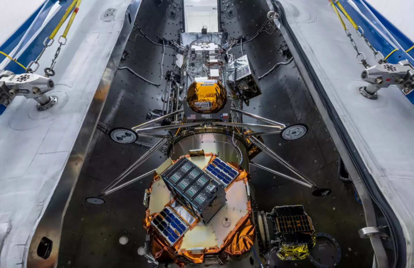 Odin is pictured here aboard the Falcon 9 rocket (SpaceX)