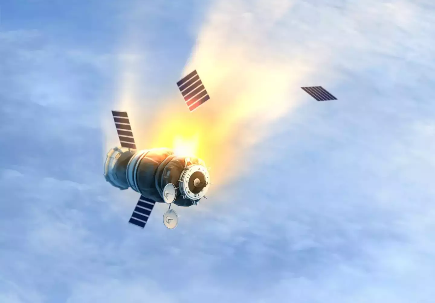 The satellite is expected to return to Earth this week