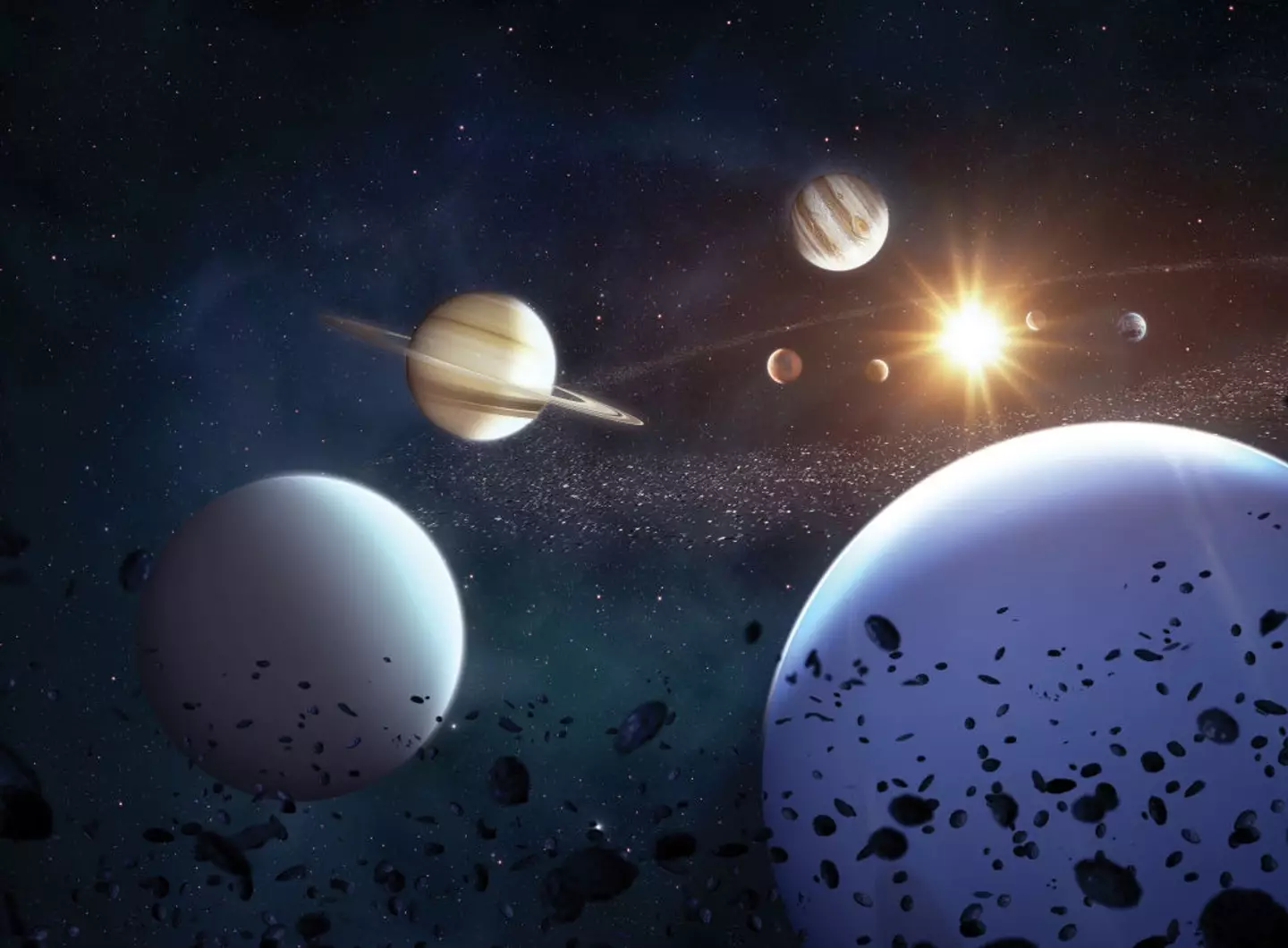 There could be life hidden elsewhere in our solar system (Tobias Roetsch/Future Publishing via Getty Images)