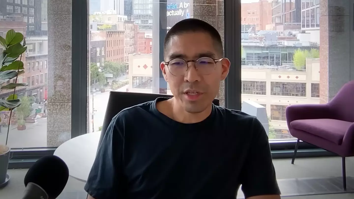 Edwin Chen has just become the youngest billionaire and richest new entry into the Forbes 400 (YouTube/20VC with Harry Stebbings)