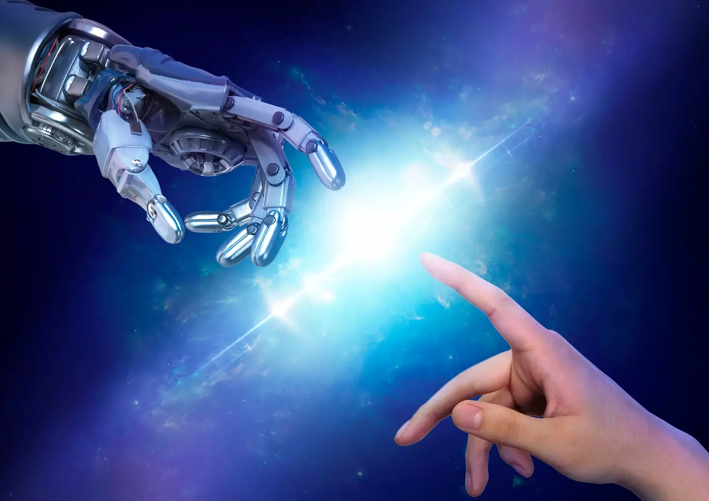 Advancements in AI technology that surpass human intelligence could be incredibly dangerous in the eyes of key experts (Getty stock)