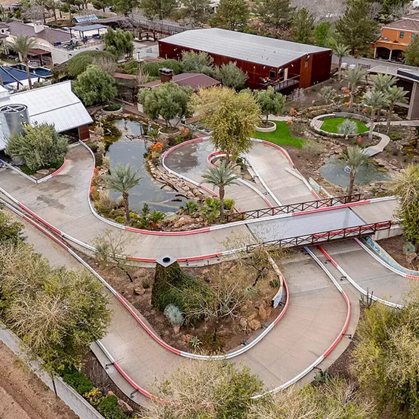 Mansion in Arizona listed for $20,000,000 has its own go-kart track and indoor pit station