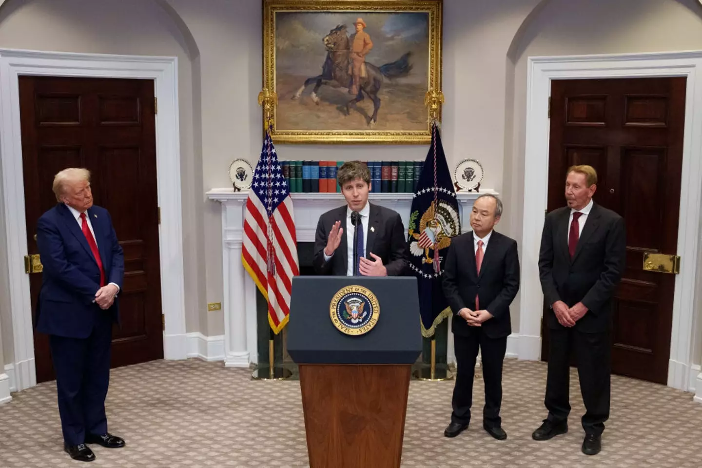 President Trump's Stargate project hopes to push for AI advancement in the US (Andrew Harnik/Getty Images)