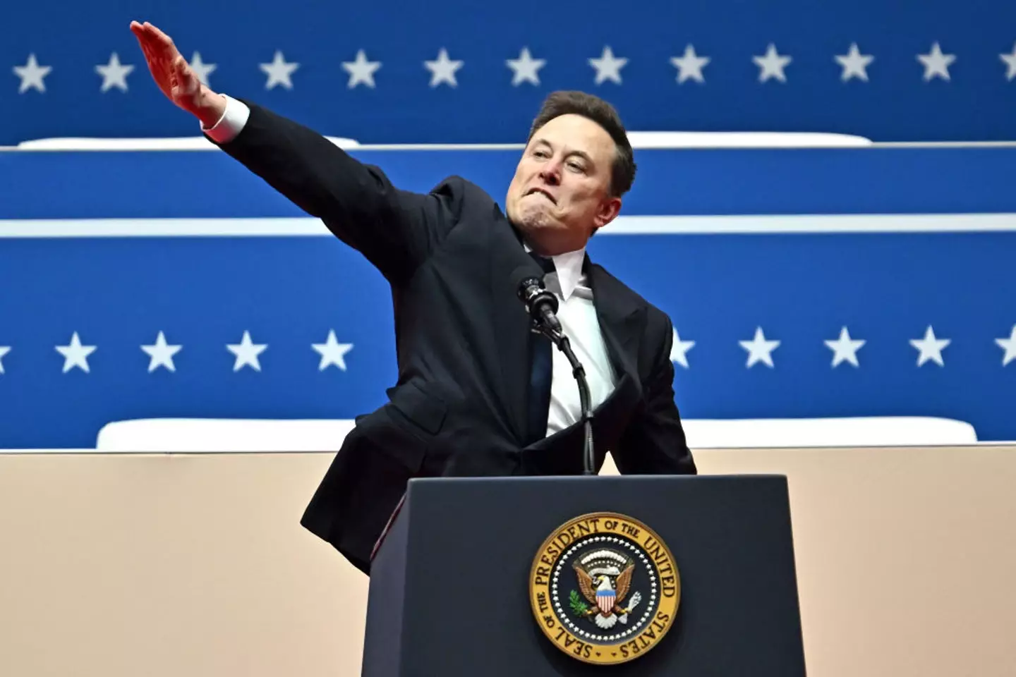 Musk's recent actions, including an alleged Nazi salute, have soured Tesla for many customers (Angela Weiss/AFP via Getty Images)