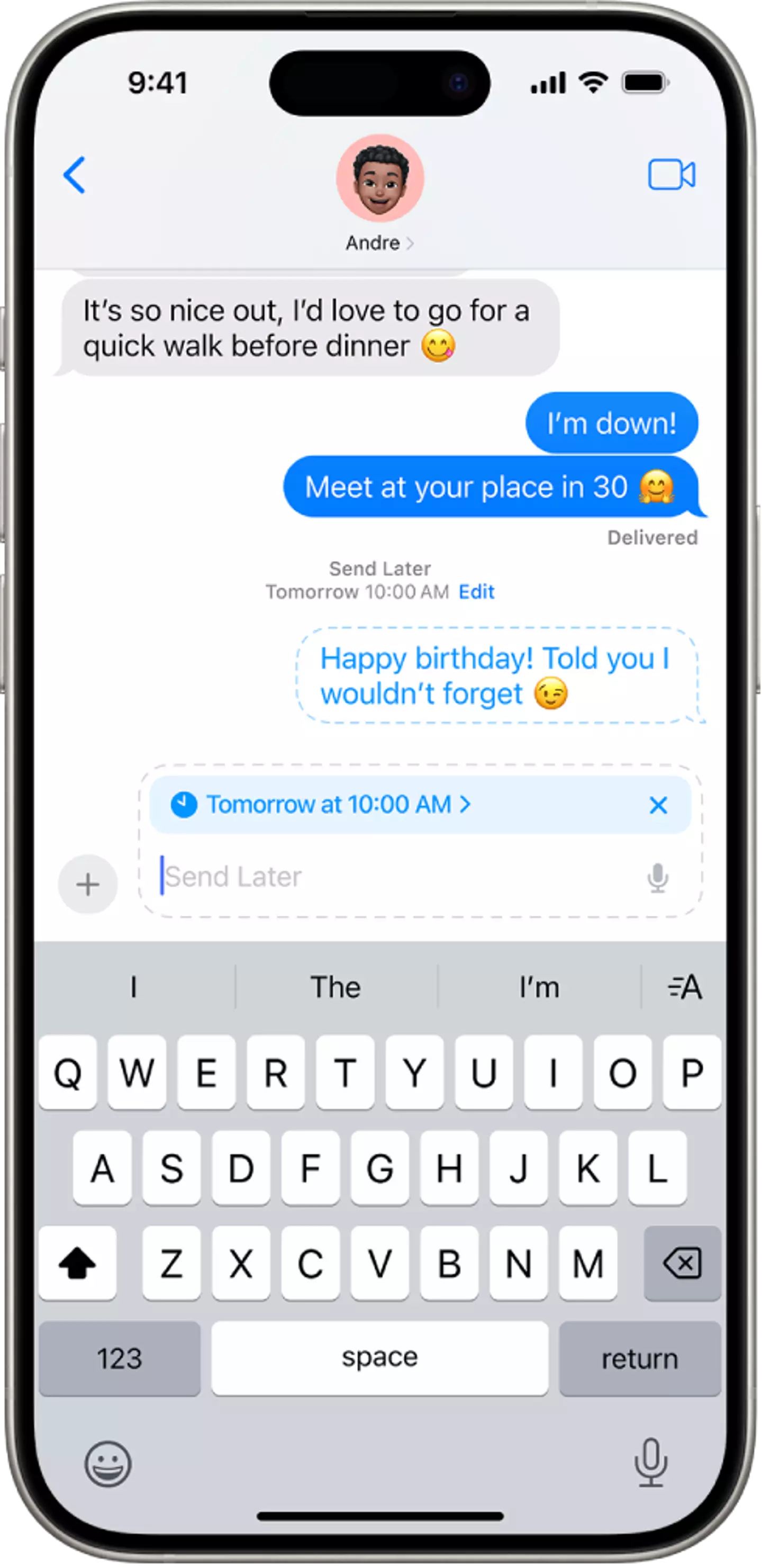 Make sure to use Send Later whenever you want to schedule a text on your iPhone (Apple)