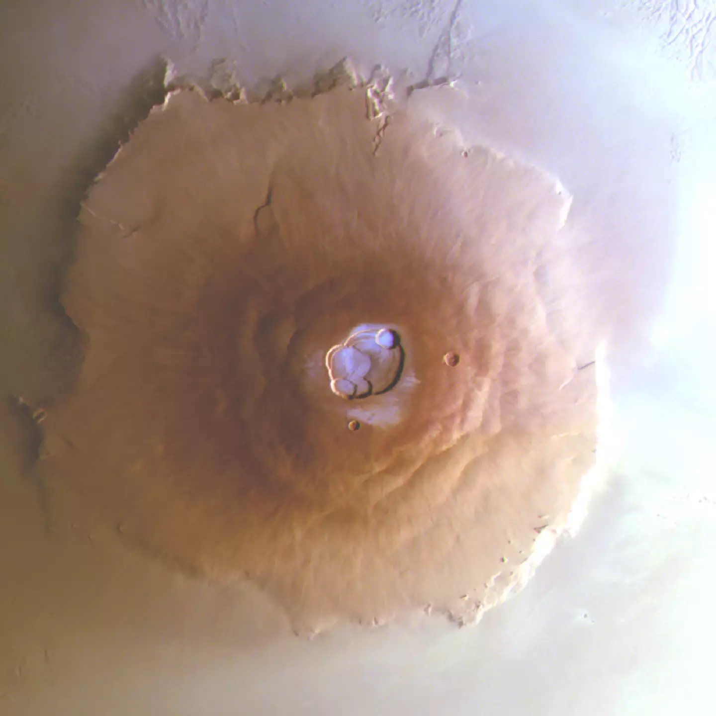 Frost has been found for the first time on Mars (ESA/DLR/FU Berlin)