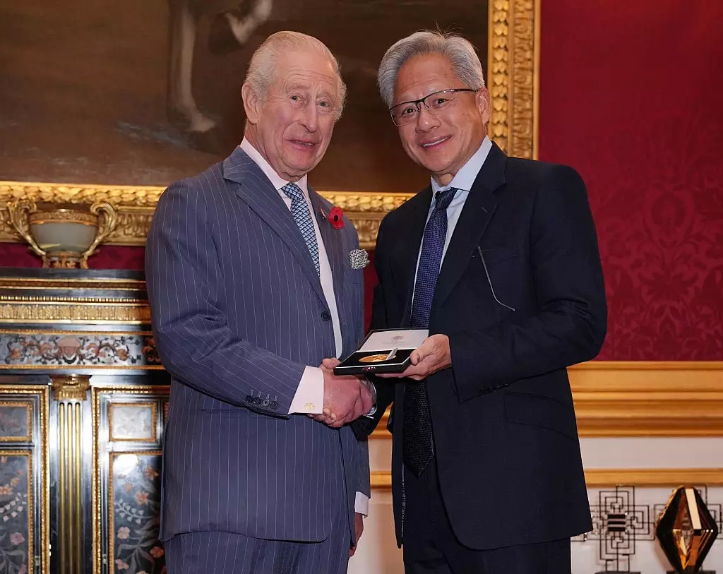 King Charles had a six-word warning for Huang (Getty Images / Pool)