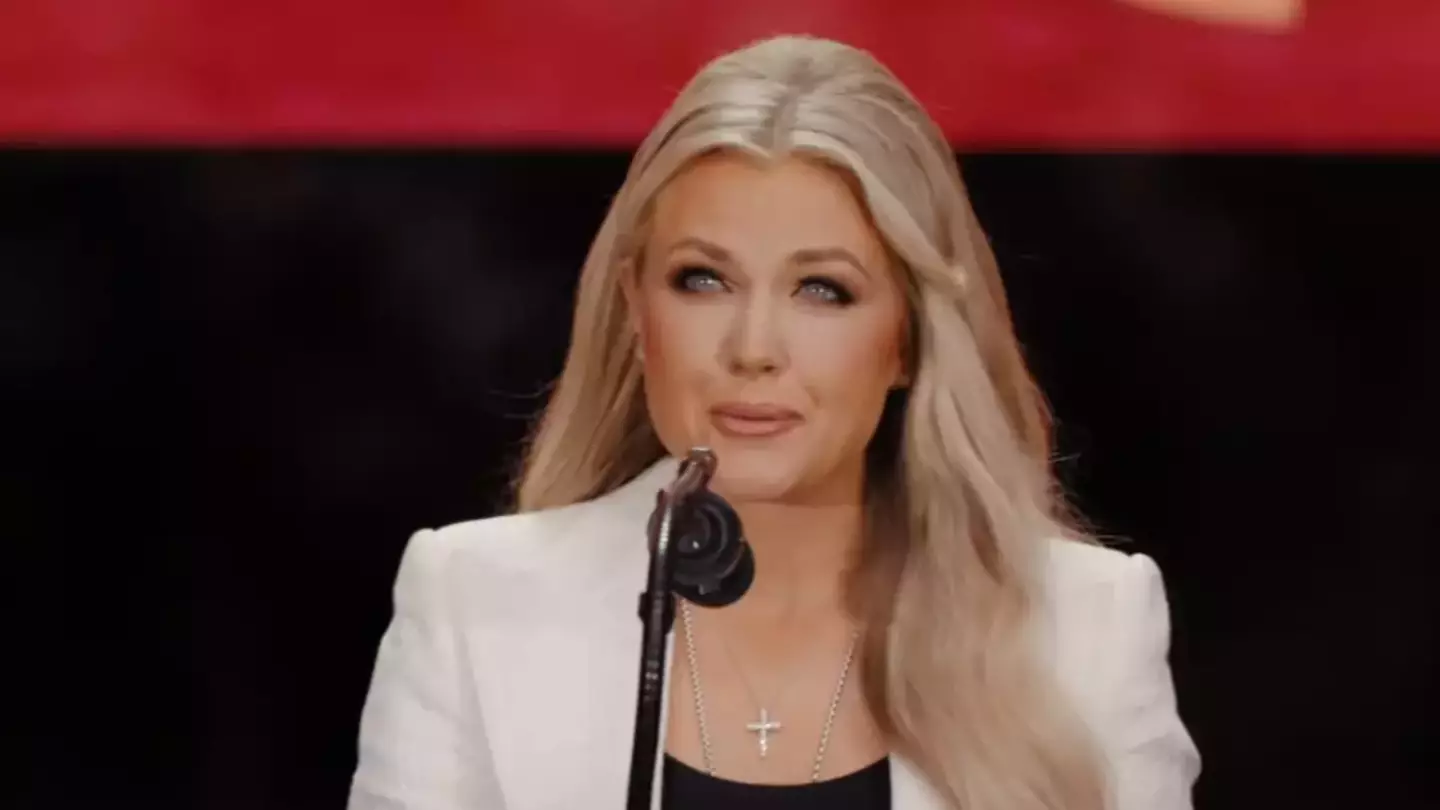 Erika Kirk spoke at Charlie's memorial today (Rumble)