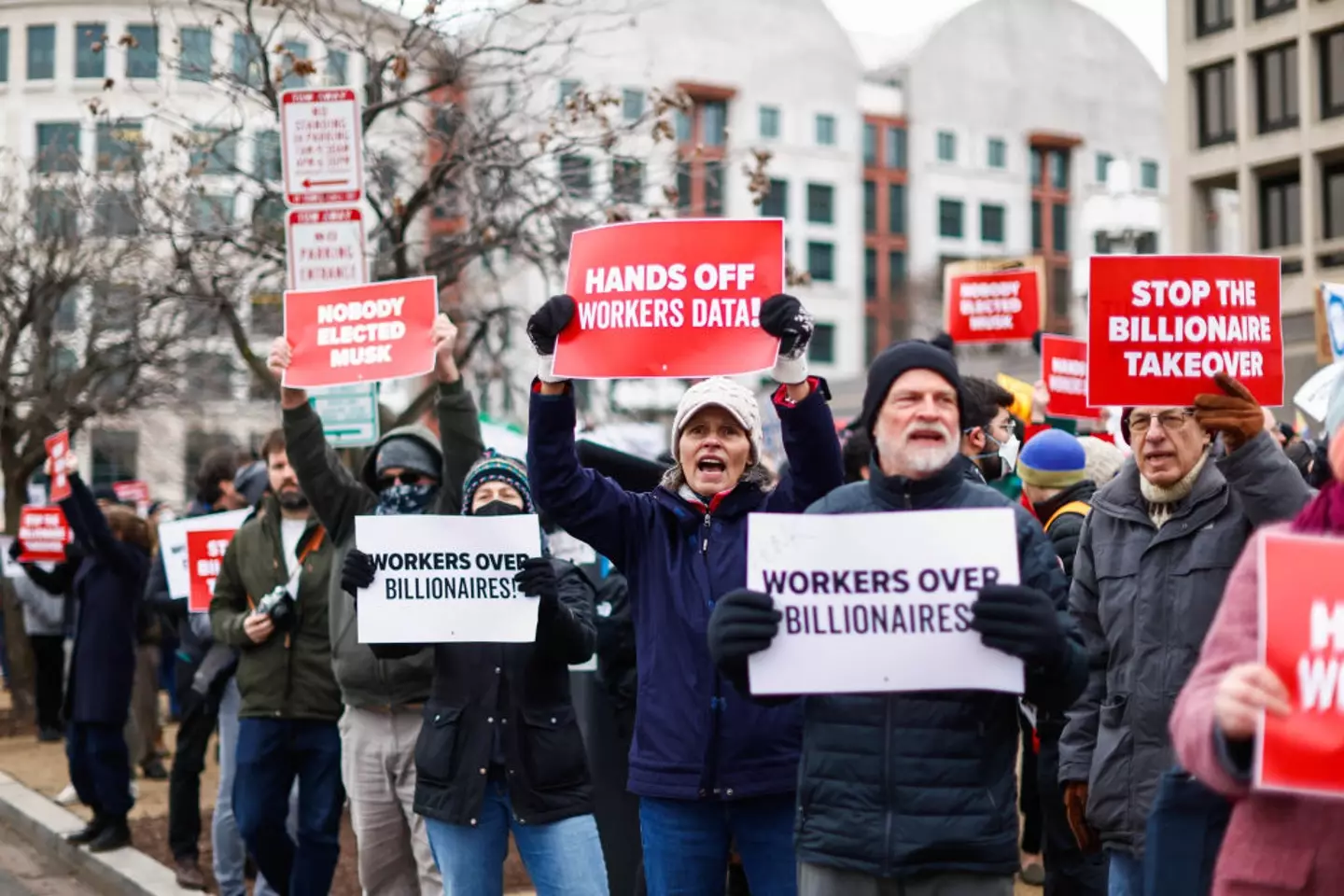 Fears are growing over Elon Musk's access to confidential data (Kena Betancur/VIEWpress/Getty Images)