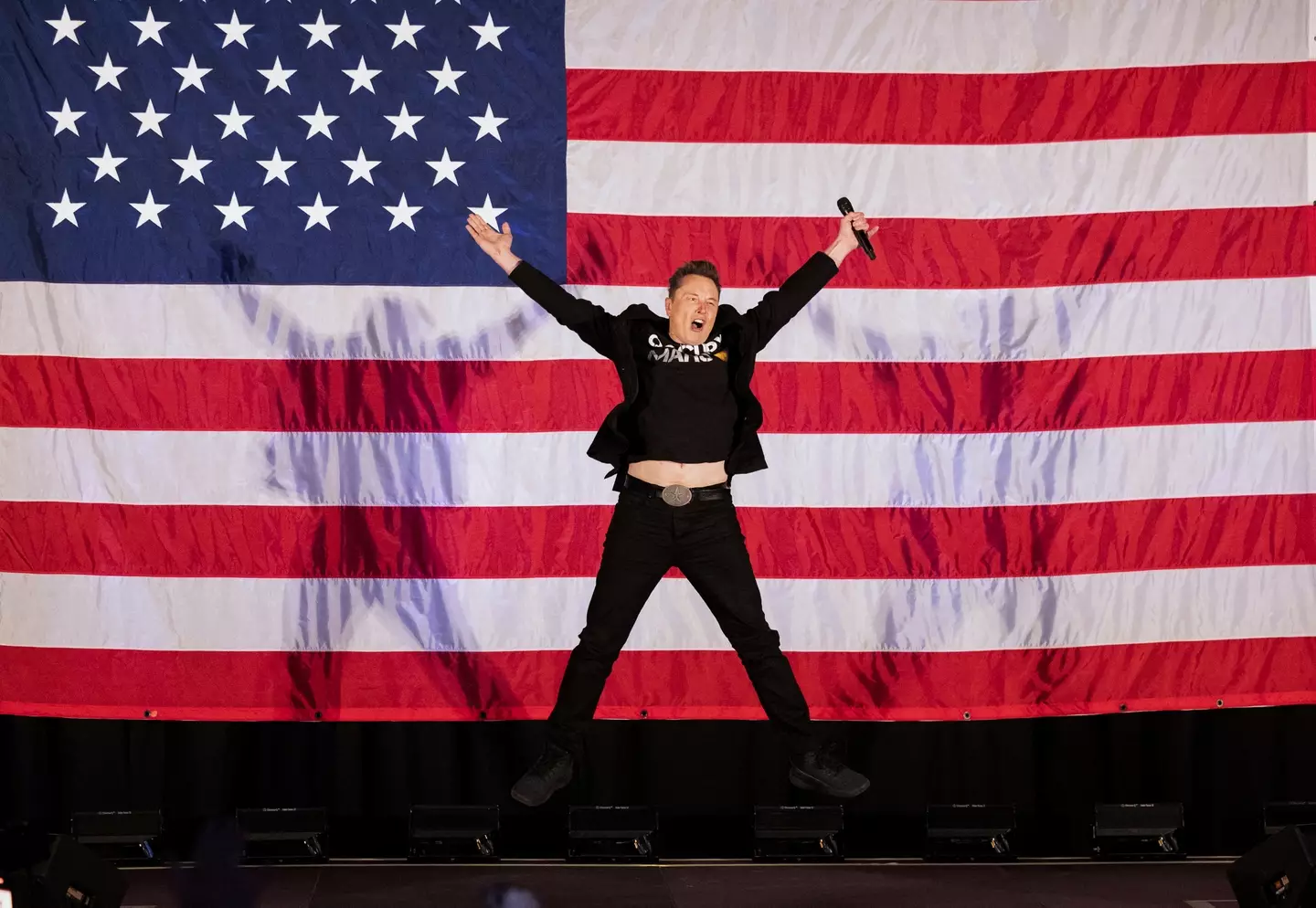 Musk looks like he's Trump's right-hand man (RYAN COLLERD / Contributor / Getty)