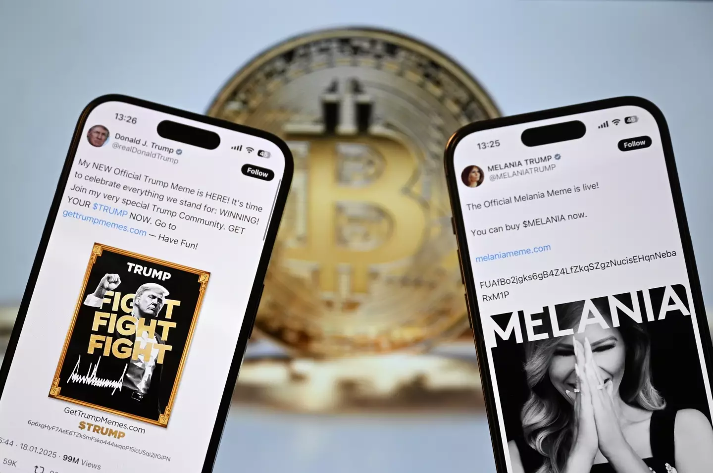 Donald Trump has made 'billions' off the back of his meme coin launch (Anadolu / Contributor / Getty)