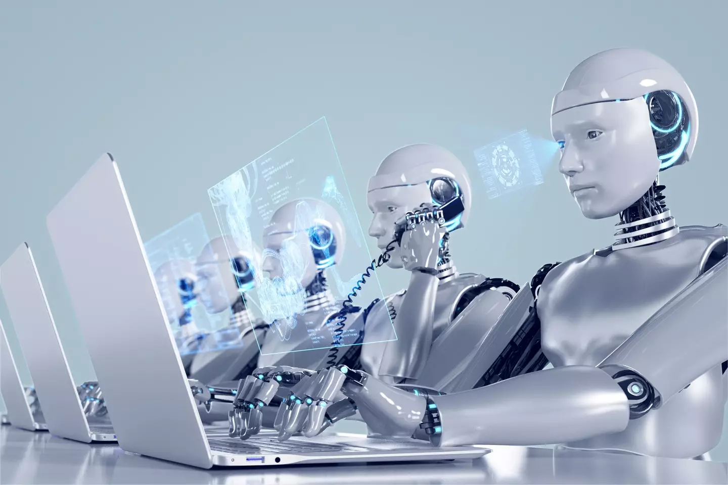 Masad indicates that any unregulated jobs that involve data entry or processing are most at risk of AI-related redundancies (Getty Stock)