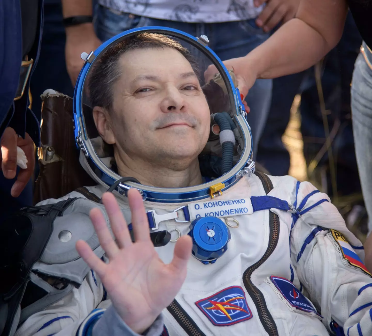Oleg Kononendo made a risky move to protect his crew mates (Bill Ingalls/NASA/Getty Images)