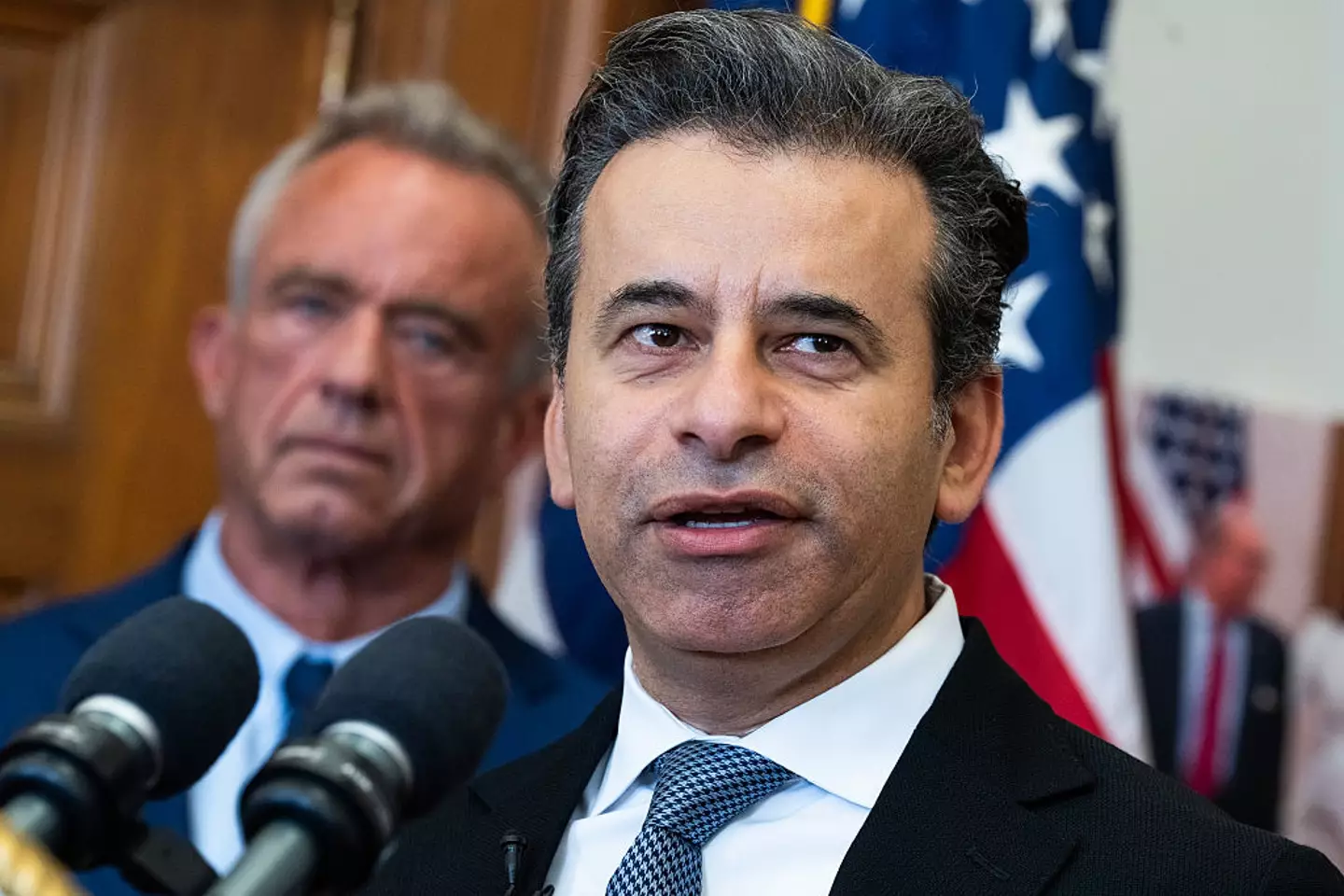 FDA Commissioner Marty Makary has issued a major warning to the biggest weight loss drug manufacturers (Tom Williams/CQ-Roll Call, Inc via Getty Images)