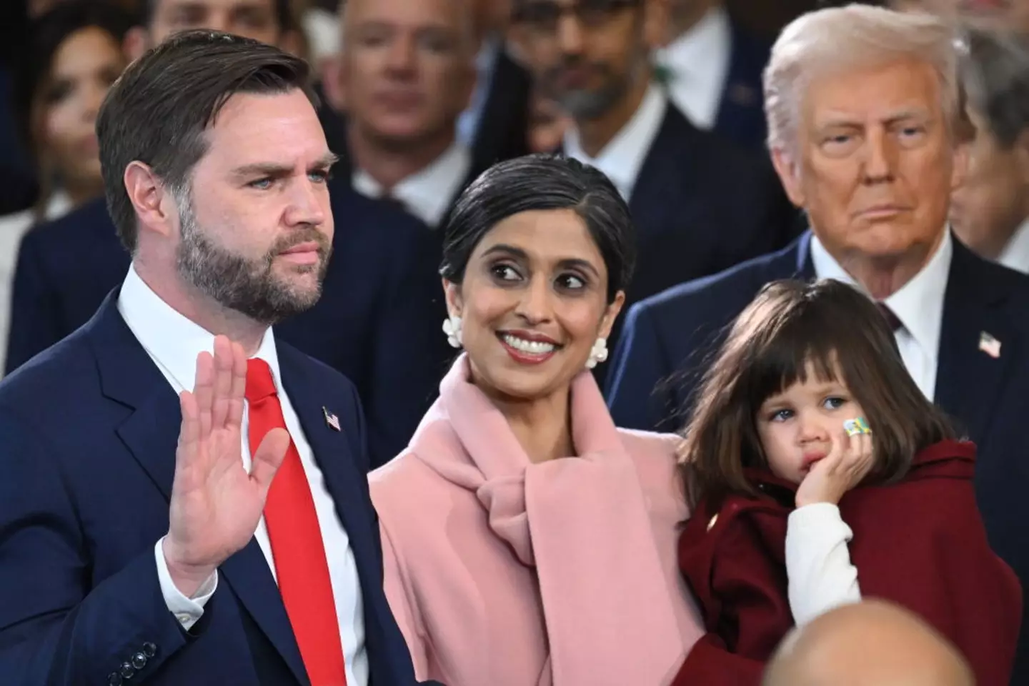 Some are claiming that even blocking the account isn't enough to stop Instagram from forcing you to refollow the vice president (Saul Loeb - Pool/Getty Images)