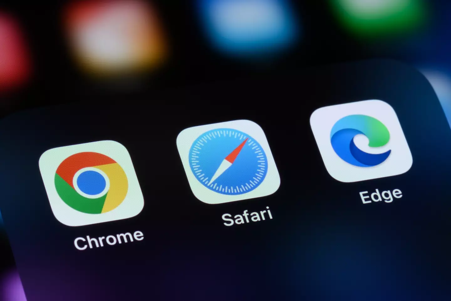 One user found their Safari icon turned circular (Kenneth Cheung/Getty)