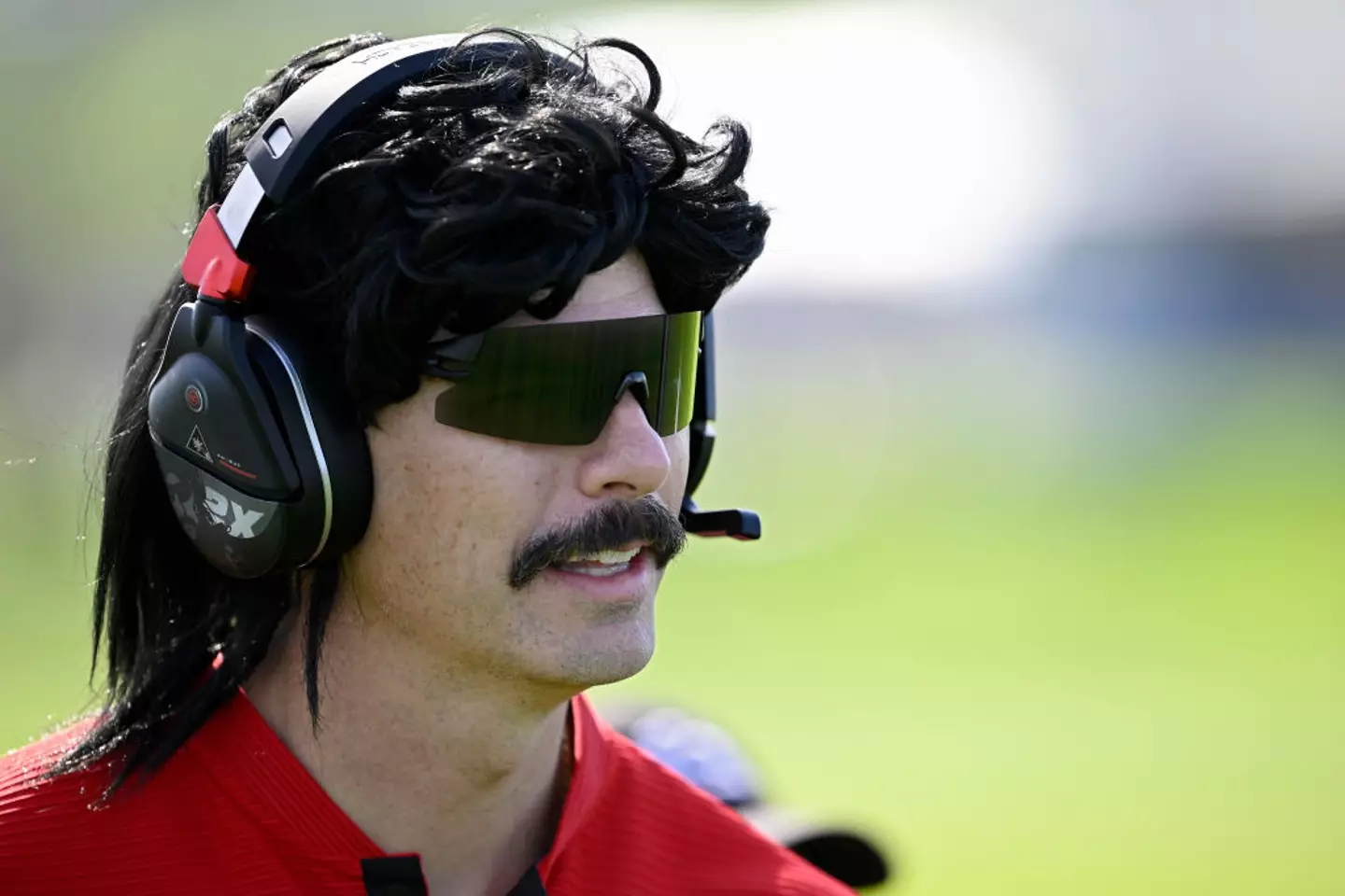 Dr Disrespect was mysteriously banned by Twitch in 2020, and its alleged to surround messages he sent to a minor (Orlando Ramirez/Getty Images)