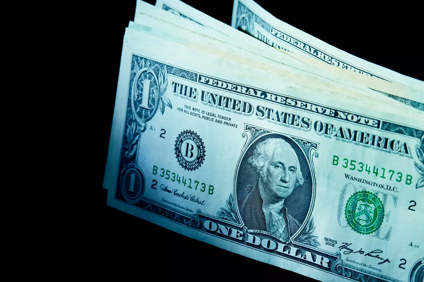 The mysterious mark has been sitting on US currency for nearly a century. (the_burtons/Getty)