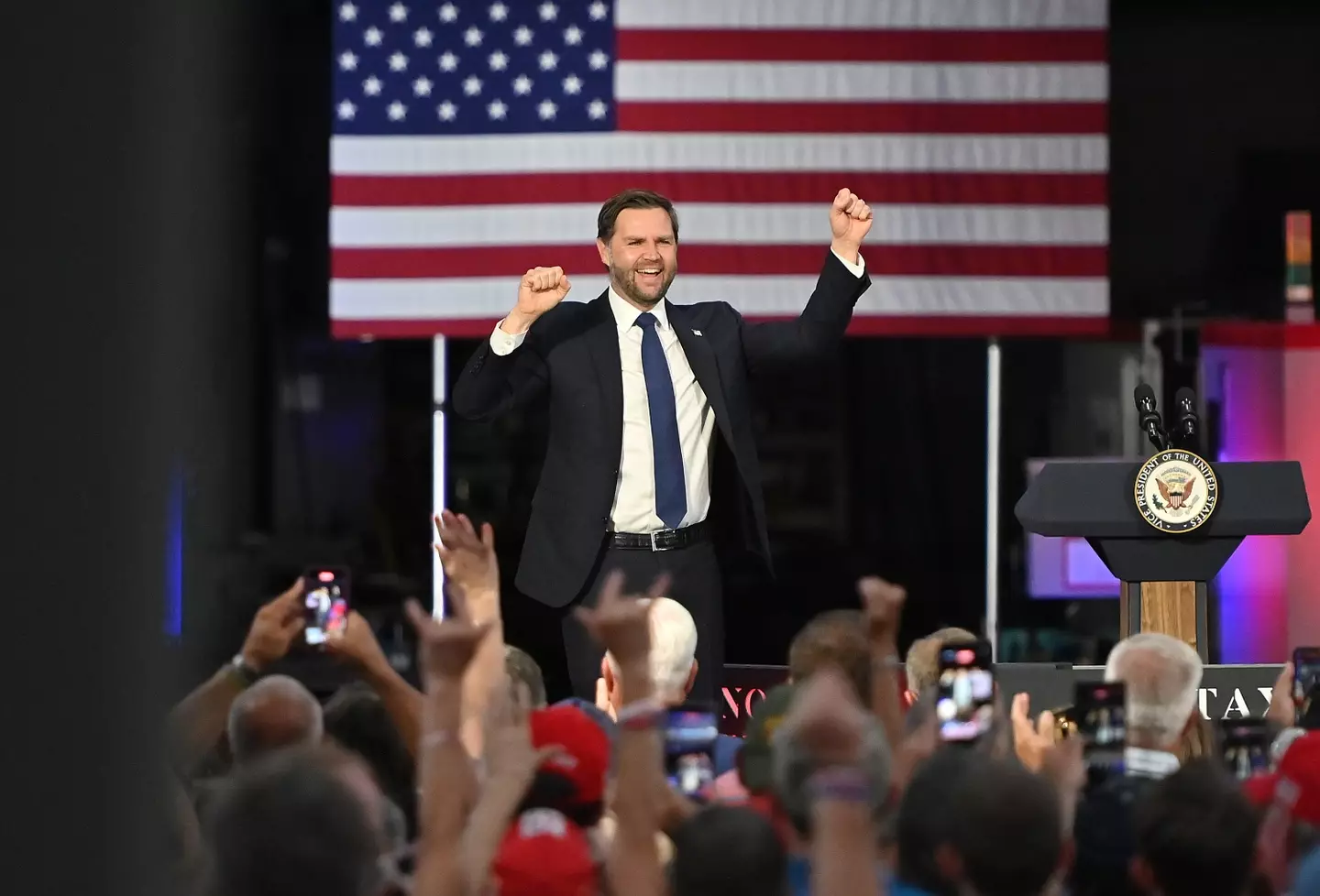 JD Vance’s alleged Spotify listening history is not what you’d expect (Aimee Dilger/SOPA Images/LightRocket via Getty Images)