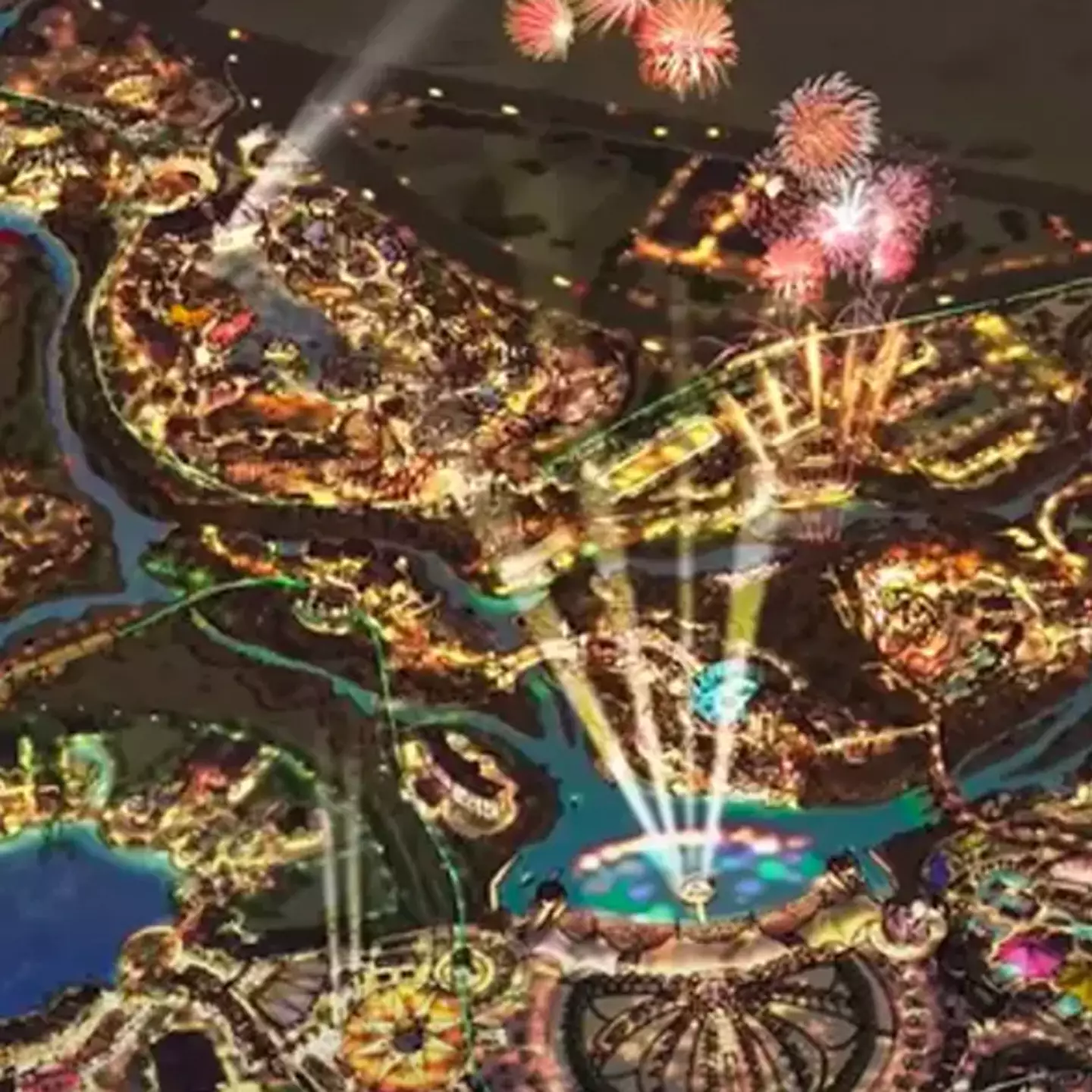 $55,000,000,000 billion theme park that's never had a single guest go there