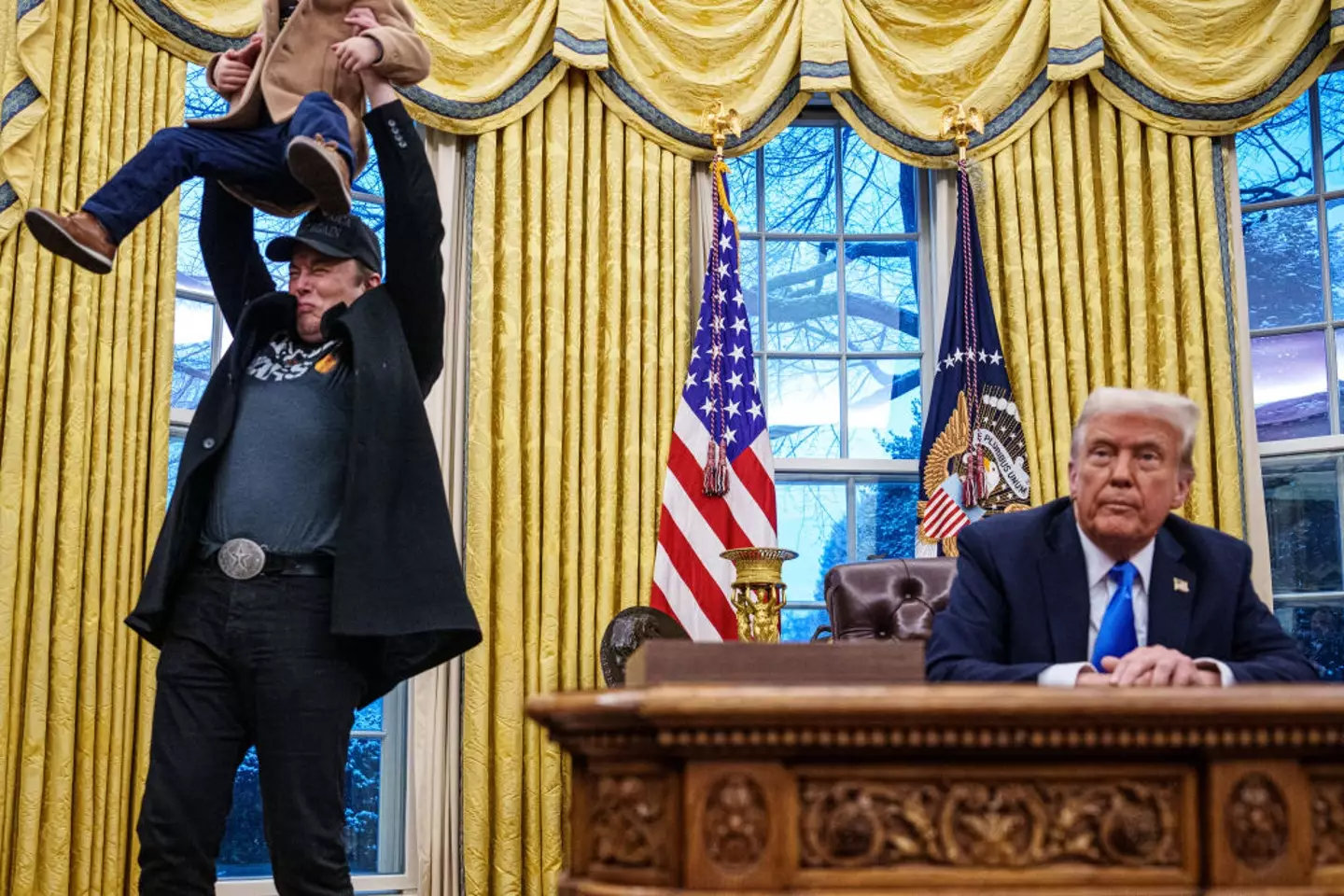 Donald Trump and Elon Musk have become close allies following the US election (Andrew Harnik/Getty Images)