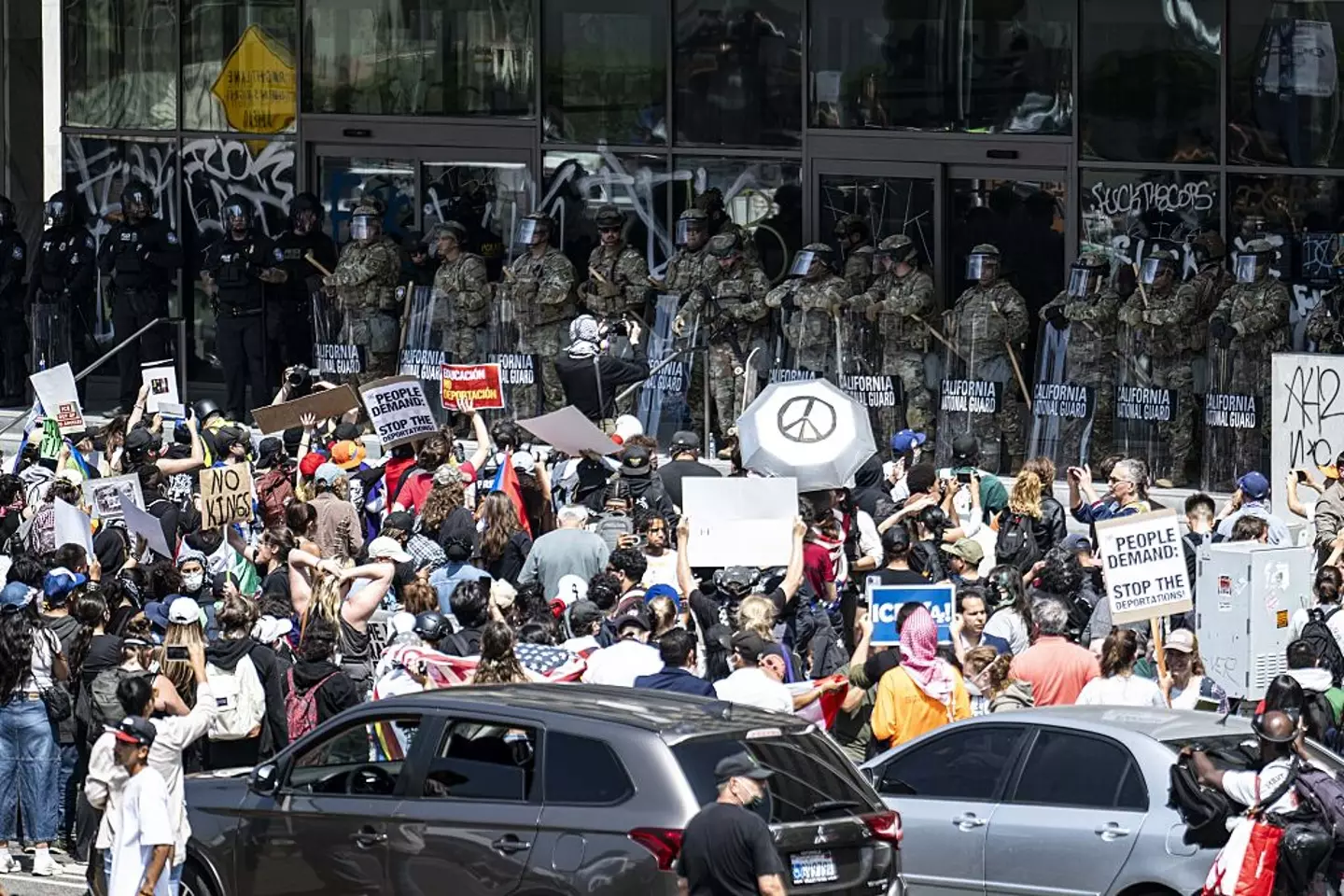 Trump has deployed the National Guard in Los Angeles (Anadolu / Contributor / Getty)