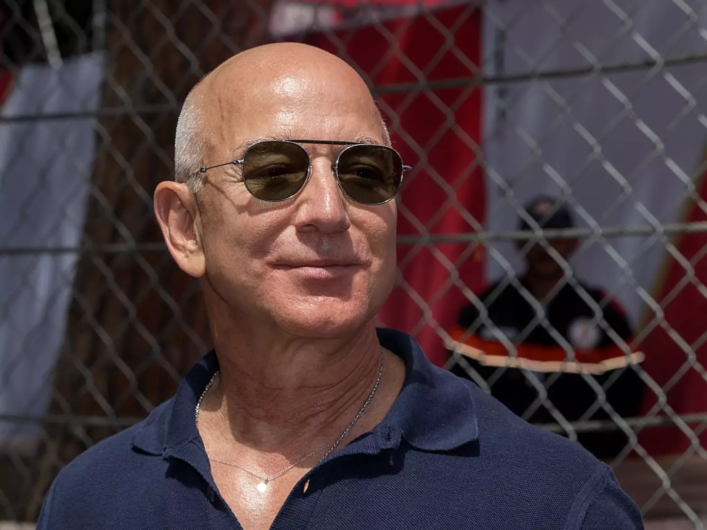 Bezos' Project Kuiper satellite network is set to compete with Musk's Starlink. (Arnold Jerocki/Contributor/Getty)