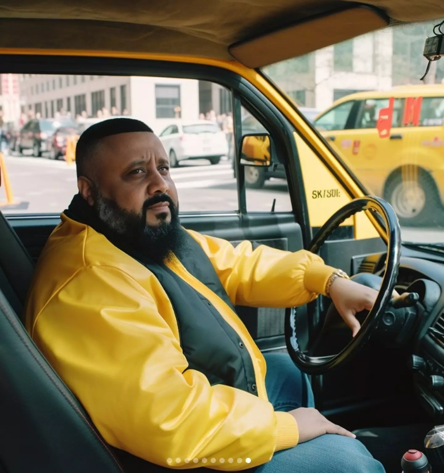DJ Khaled is one of the many celebs AI has visualized in regular jobs.