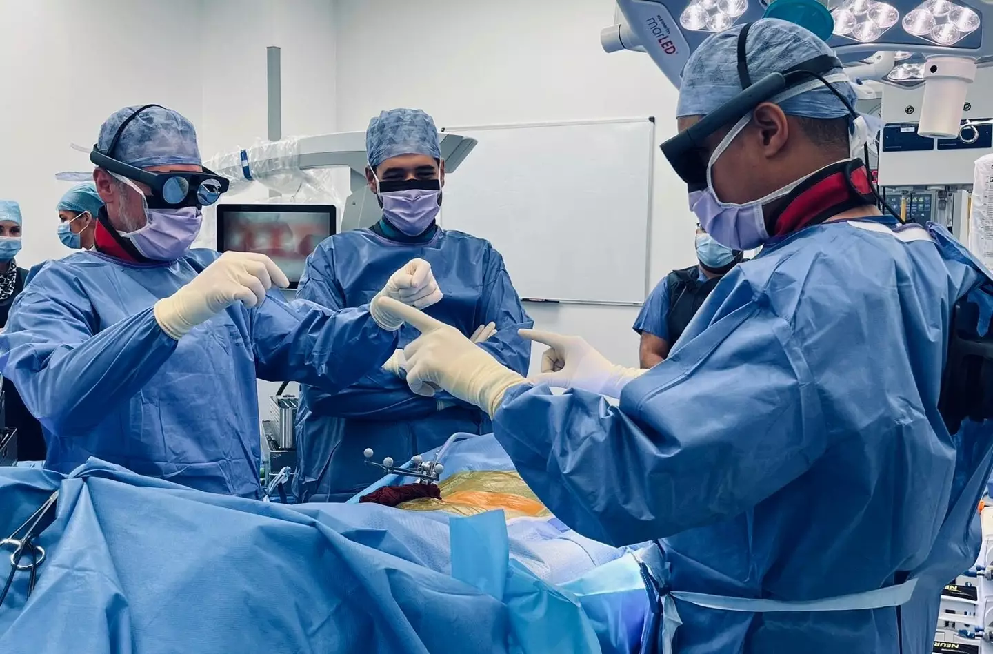 The patient said that the op was 'life saving' (NHS GGC)