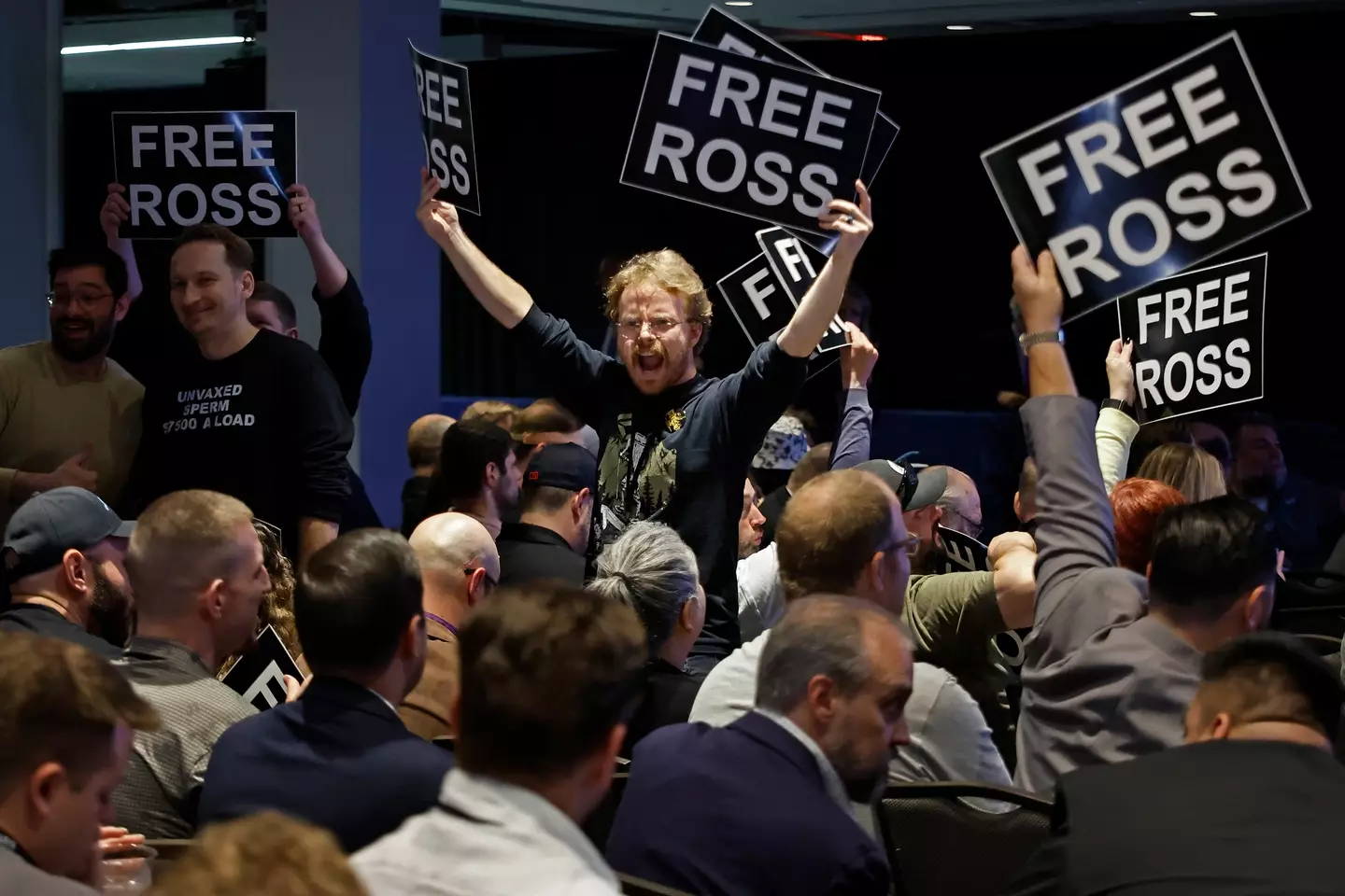 Trump vowed to pardon Ulbricht when talking at the Libertarian Party National Convention (Chip Somodevilla / Staff / Getty)