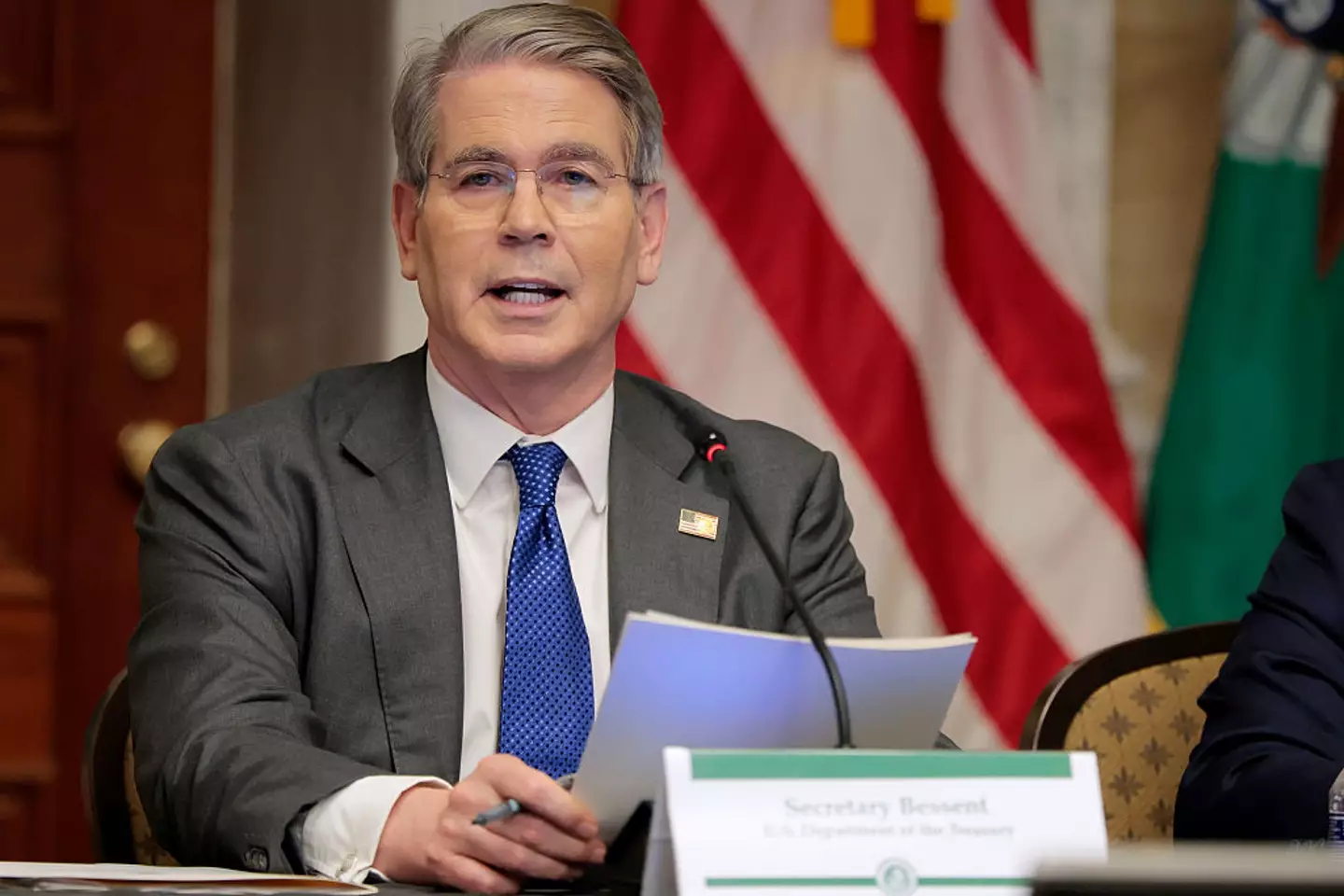 The White House claims there was no altercation between Bessent and Musk (Anna Moneymaker / Staff / Getty)