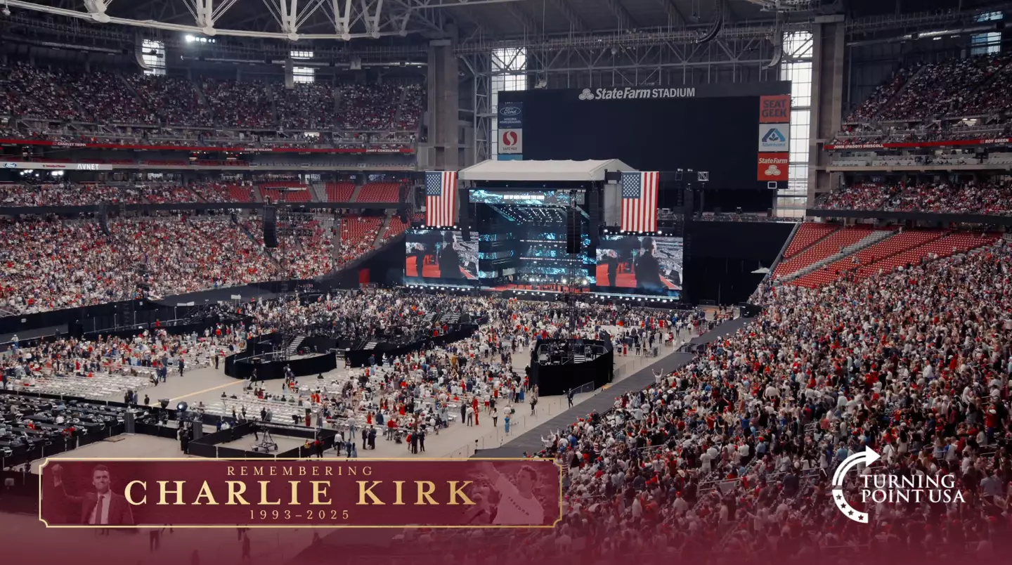 Charlie Kirk's memorial is currently underway (Rumble)