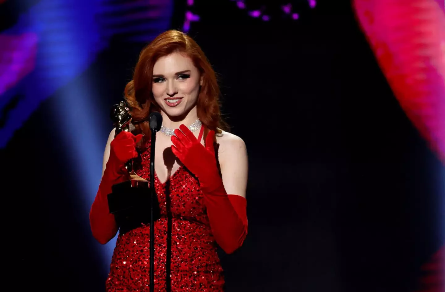 Amouranth was the target of an armed home invasion that left her 'covered in blood' (Ethan Miller/Getty Images)