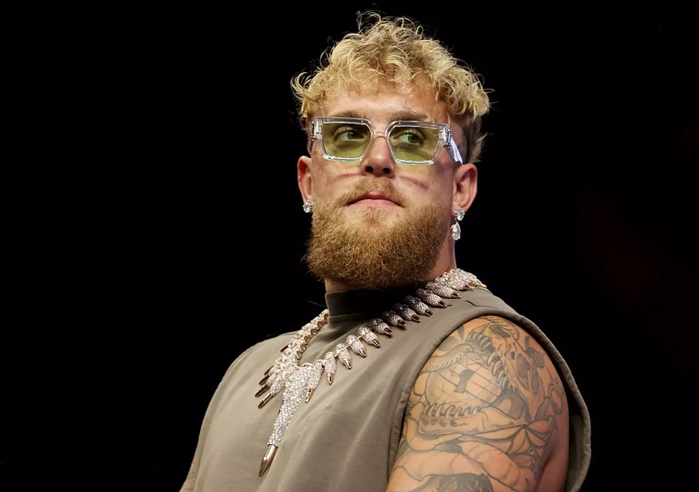 The YouTuber-turned-boxer is set to go head-to-head with former heavyweight world champion Joshua in Miami, Florida (Leonardo Fernandez/Getty Images), next month (