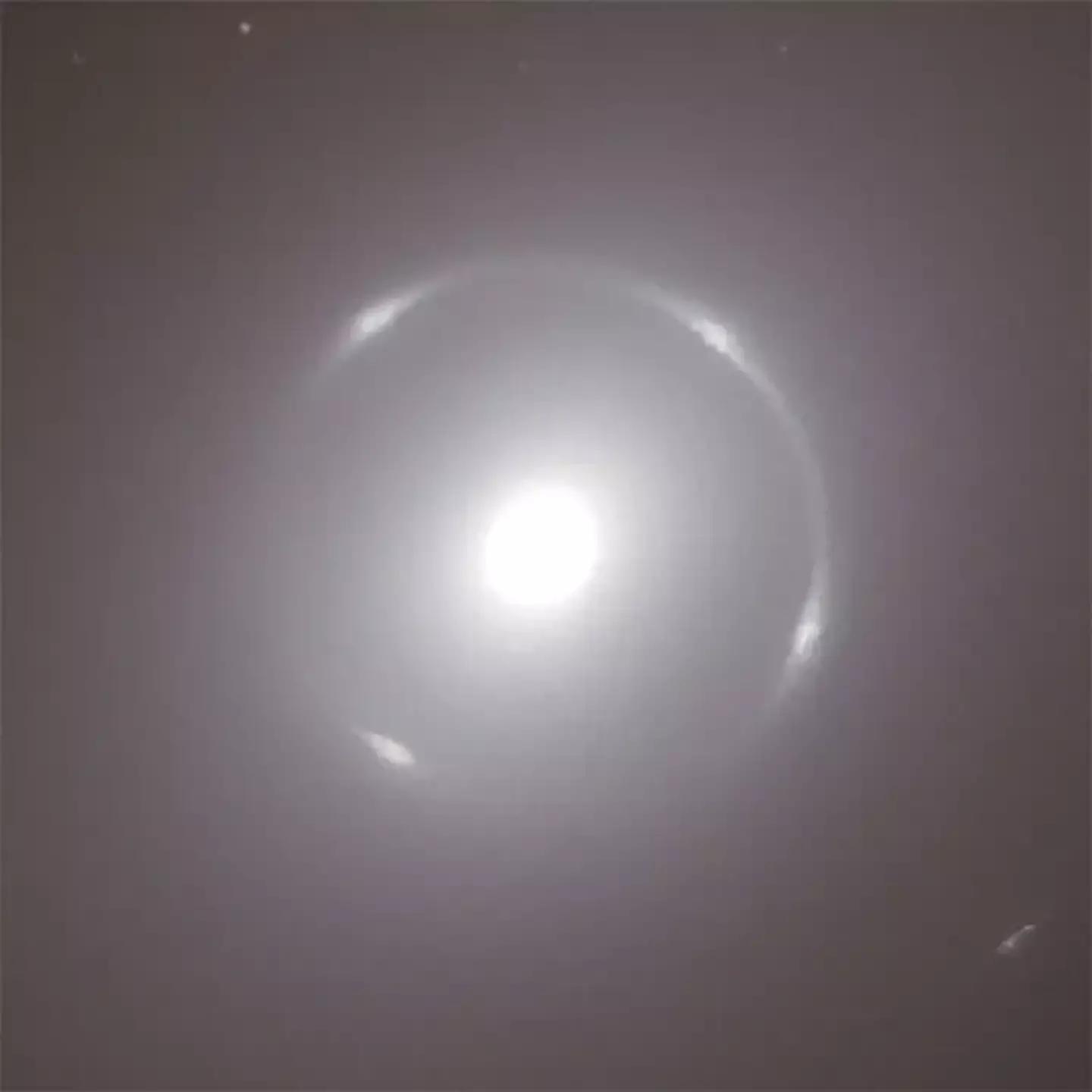 Einstein rings are extremely rare, and often indicate hidden galaxies billions of light-years in the distance (ESA/Euclid/Euclid Consortium/NASA, image processing by J.-C. Cuillandre, T. Li.)