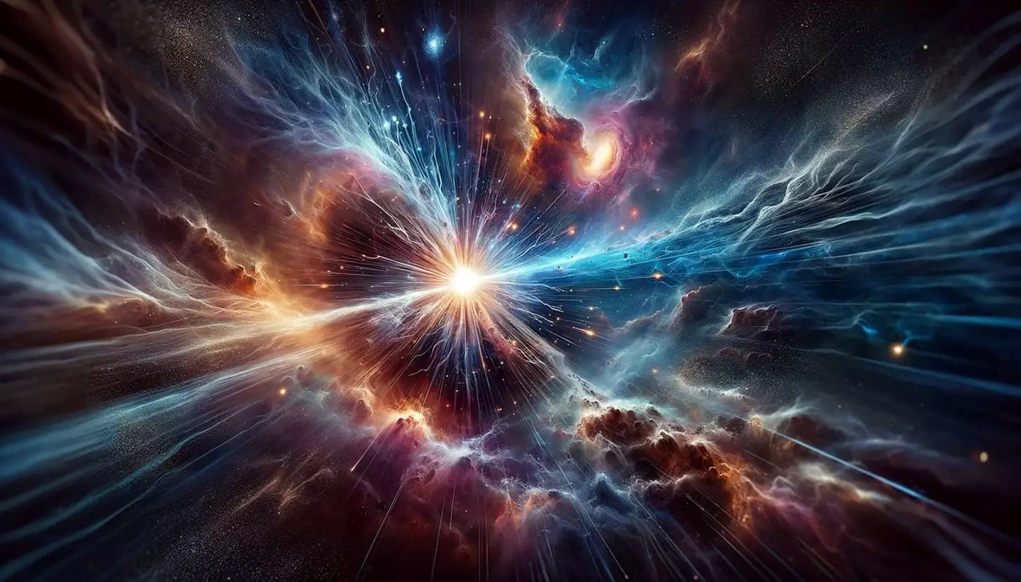 An illustration of the Big Bang (Pixabay)