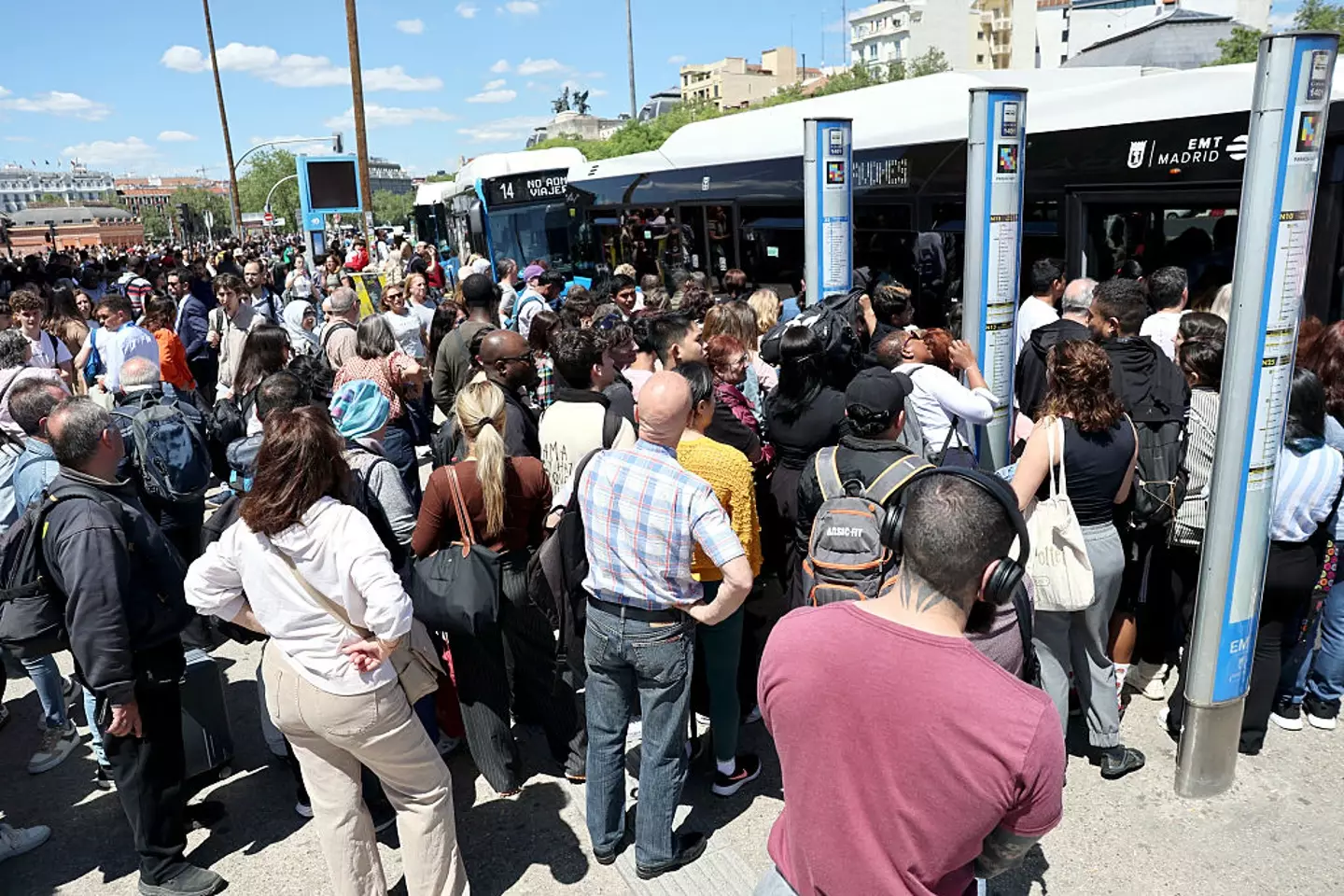 There are scenes of chaos across Europe (THOMAS COEX / Contributor / Getty)