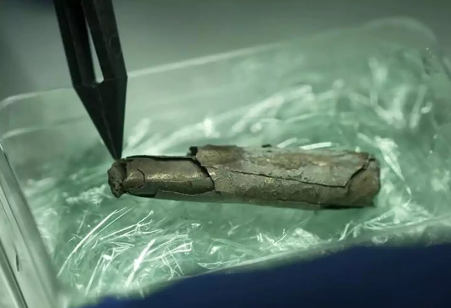 The amulet is the oldest piece of Christian evidence north of the Alps (Stadt Frankfurt)