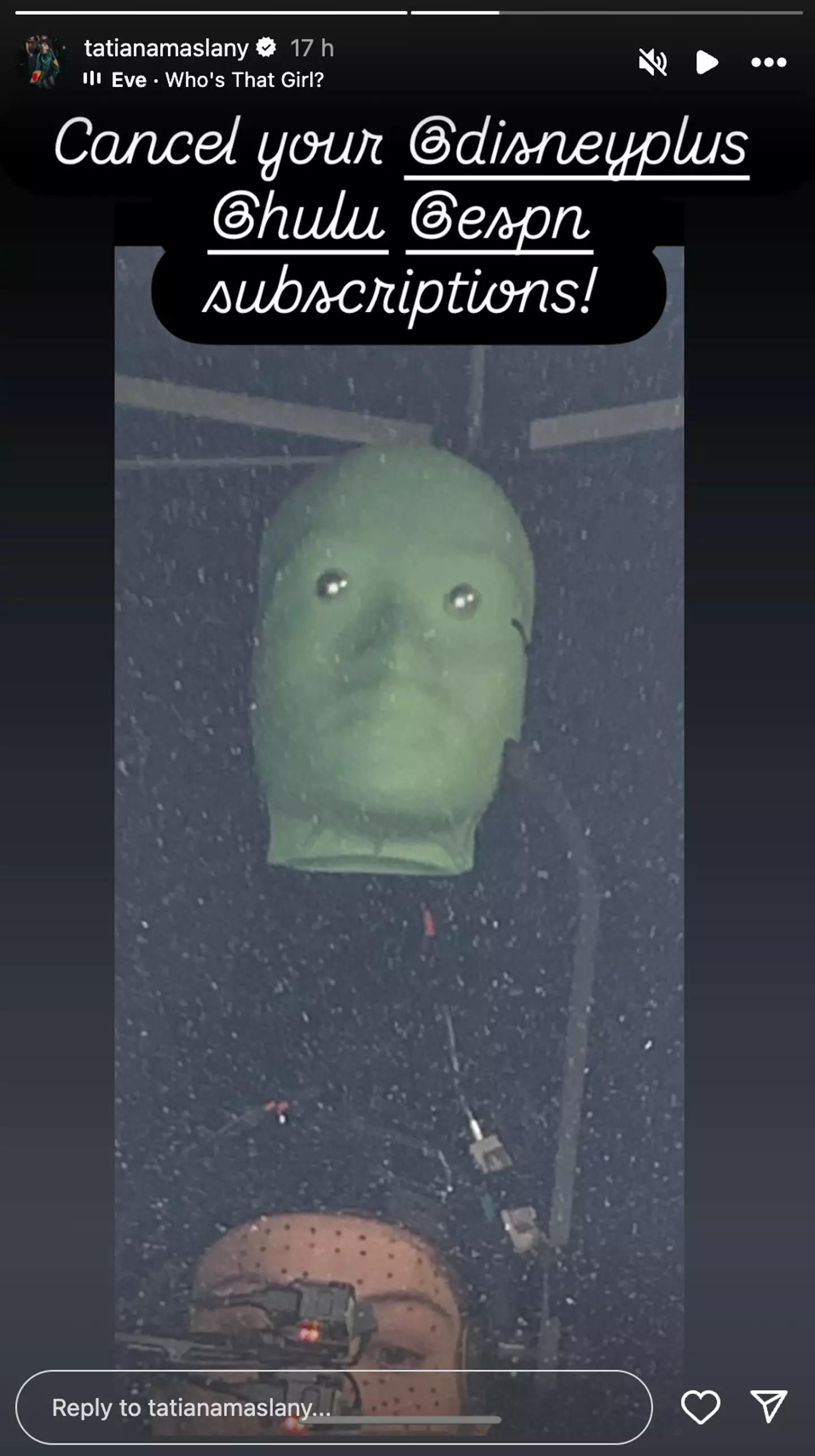 The Marvel actress has spoken out in support of Jimmy Kimmel (Instagram/@tatianamaslany)