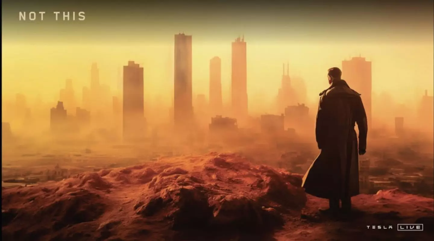 Elon Musk and Tesla are being sued over this image (X/@tesla)