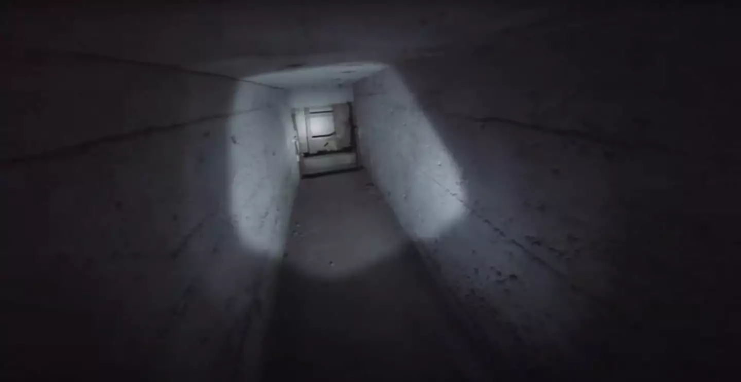 The bunker was hidden under a working factory (YouTube/@shiey)