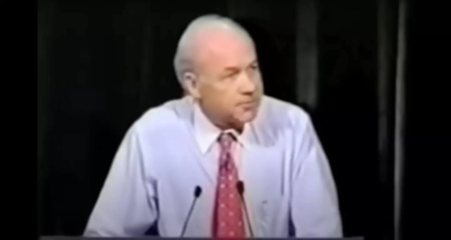 Ken Lay asked employees to buy up stock (YouTube/@gabel305)