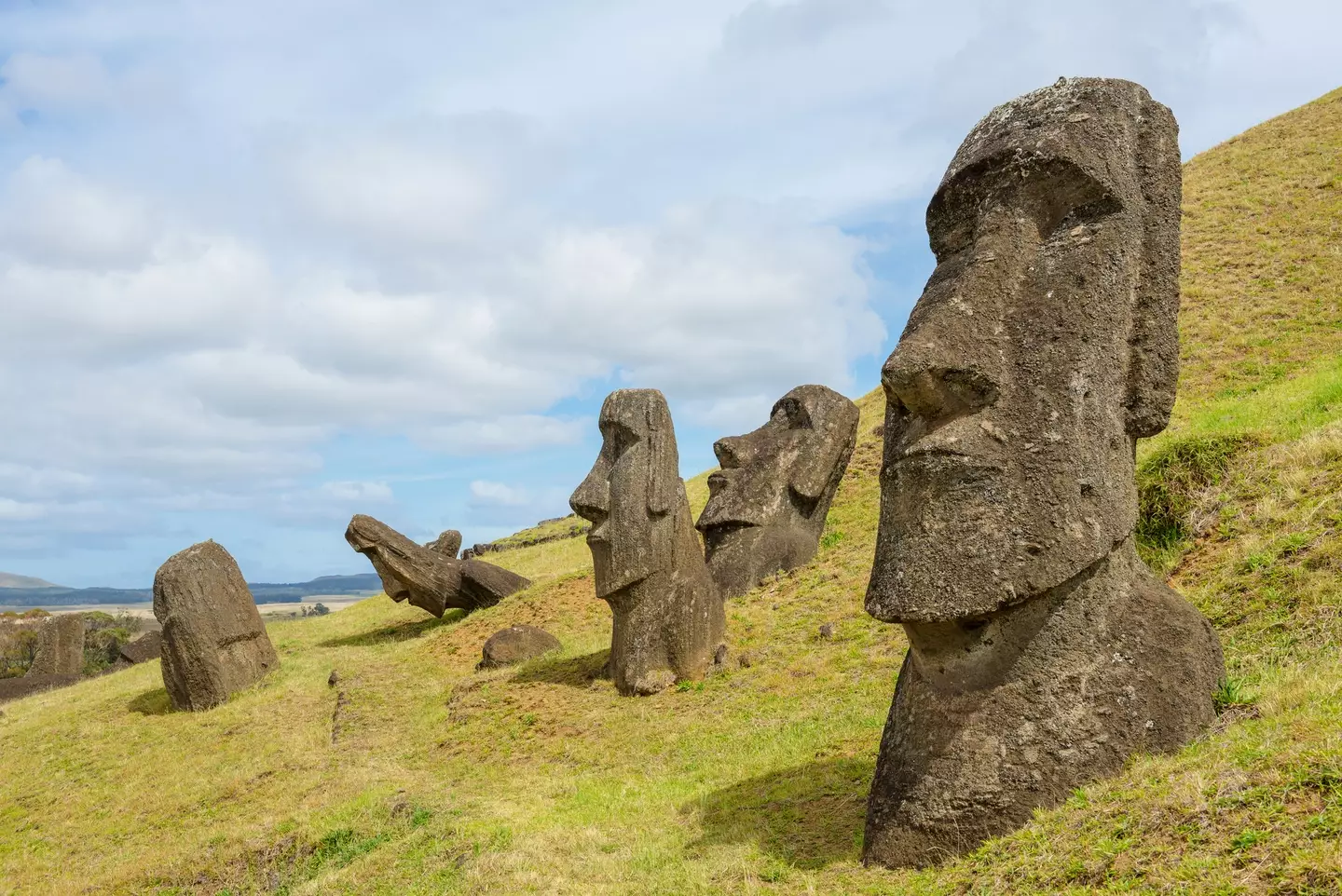 Easter Island stands as one of Earth's most remote inhabited locations. (Volanthevist/Getty)