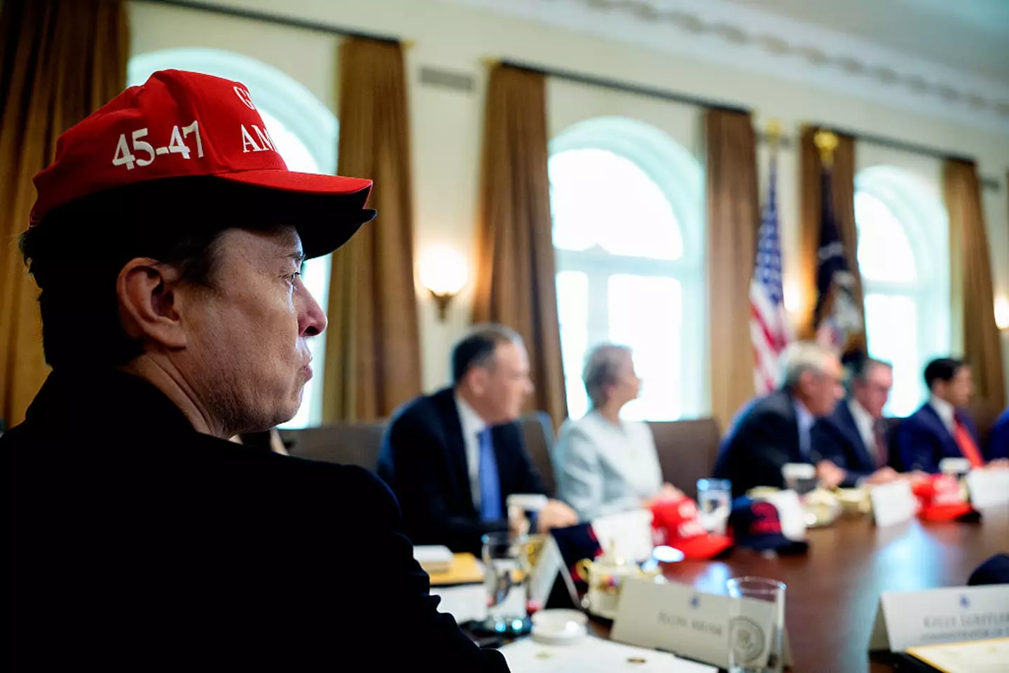Elon Musk has not been seen at the White House as much recently (Andrew Harnik/Getty Images)