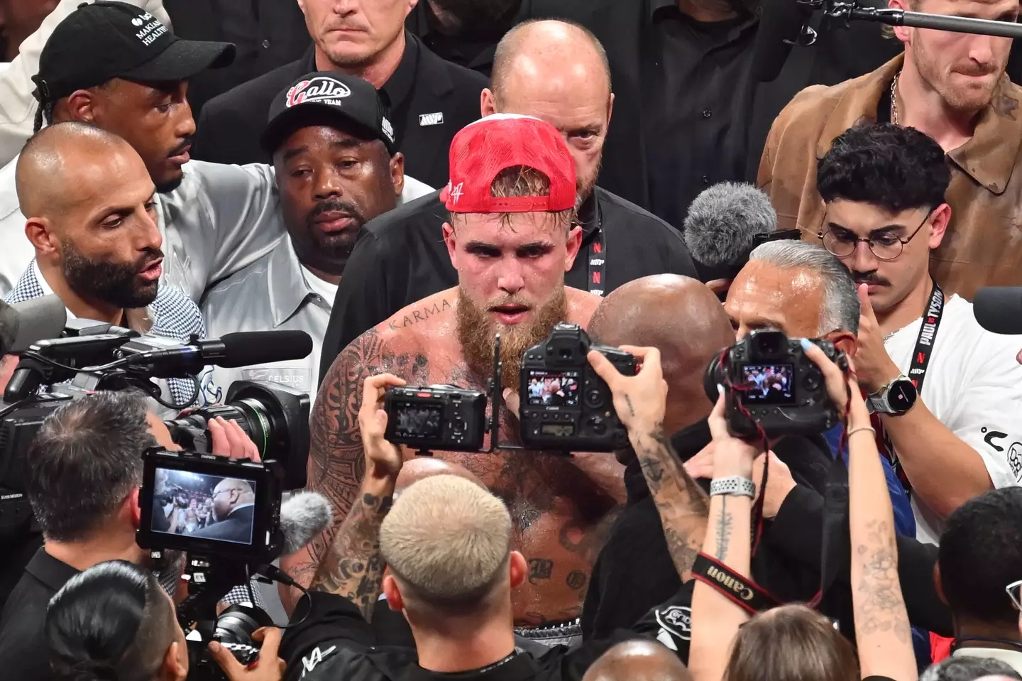 Jake Paul defeated Mike Tyson by unanimous decision (Anadolu / Contributor via Getty)