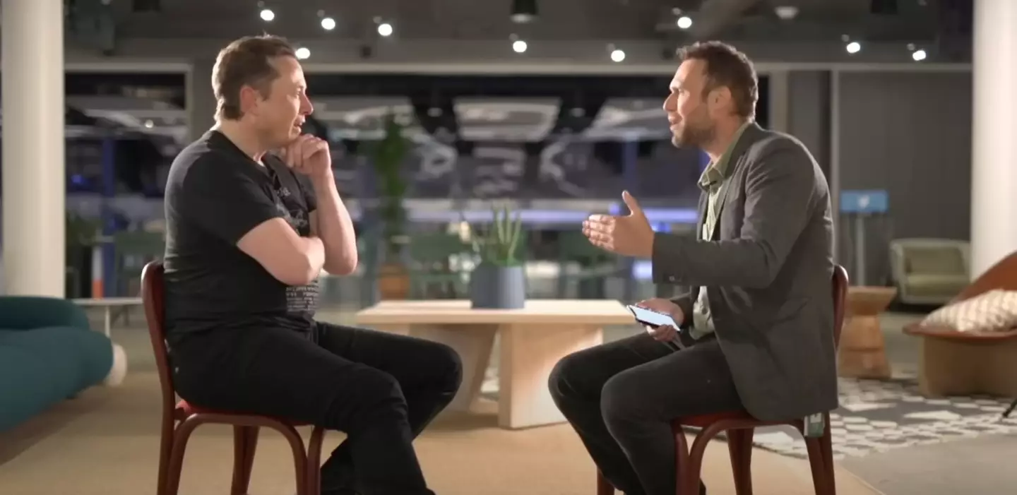 Elon Musk clashed with a journalist in the resurfaced clip (BBC)